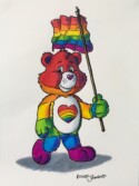 Care Bear Rainbow Me second Care Bear I designed meself, supporting LGBTQ rights worldwide ???